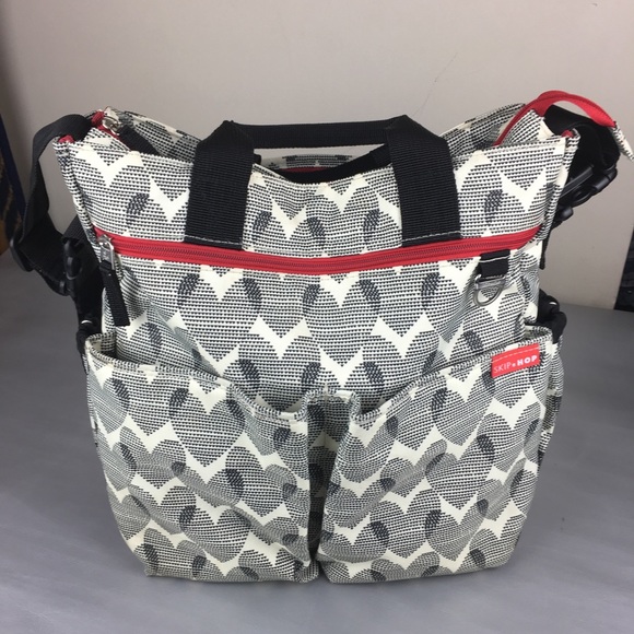 skip hop hearts diaper bag